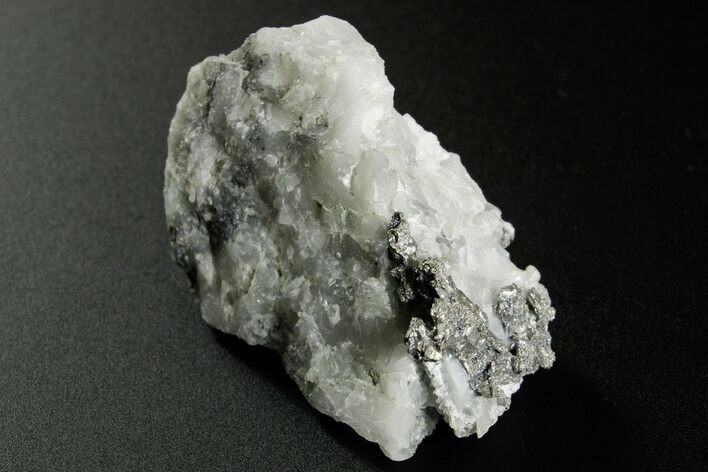 Native Silver in Calcite - Morocco #362734